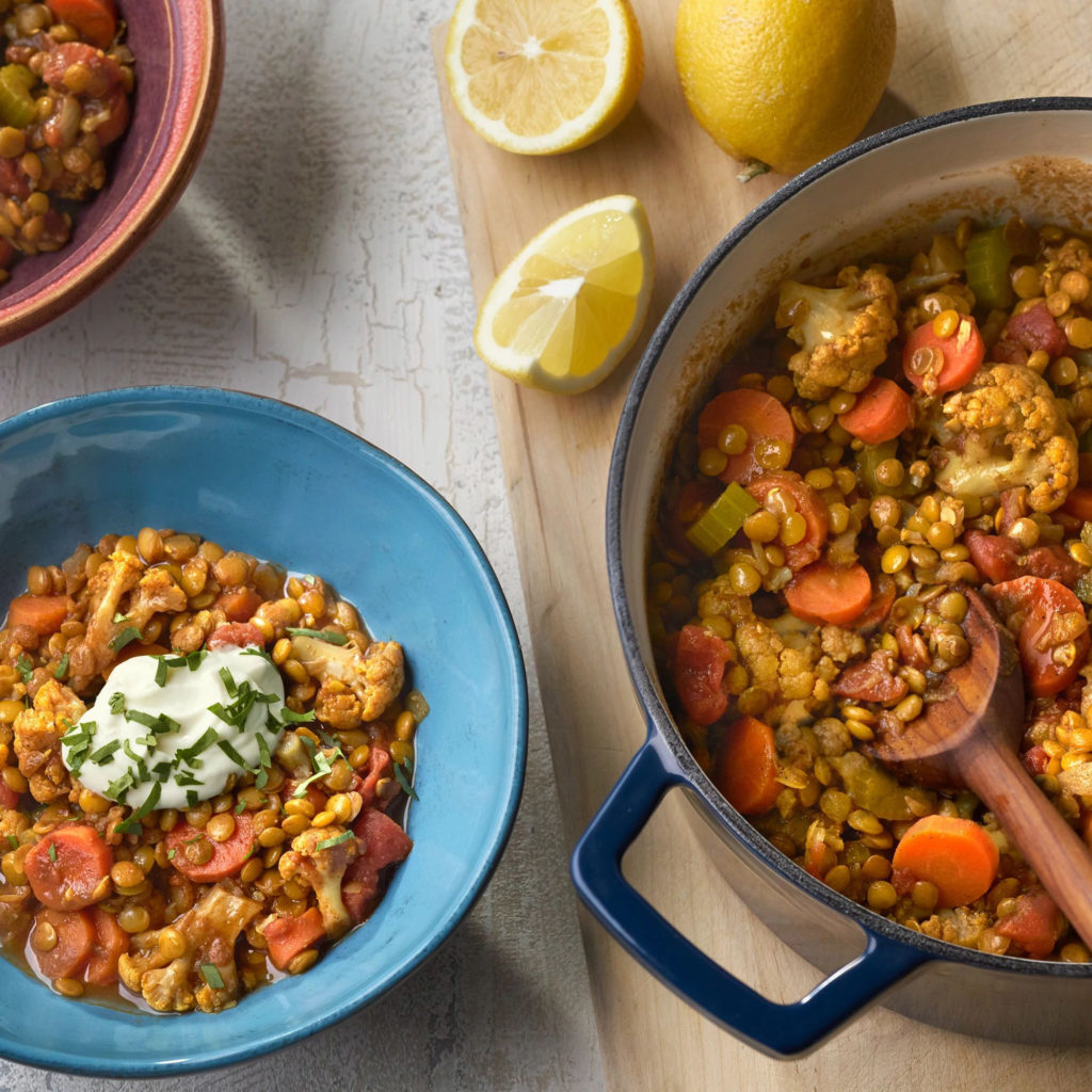 Cauliflower & Lentil Stew