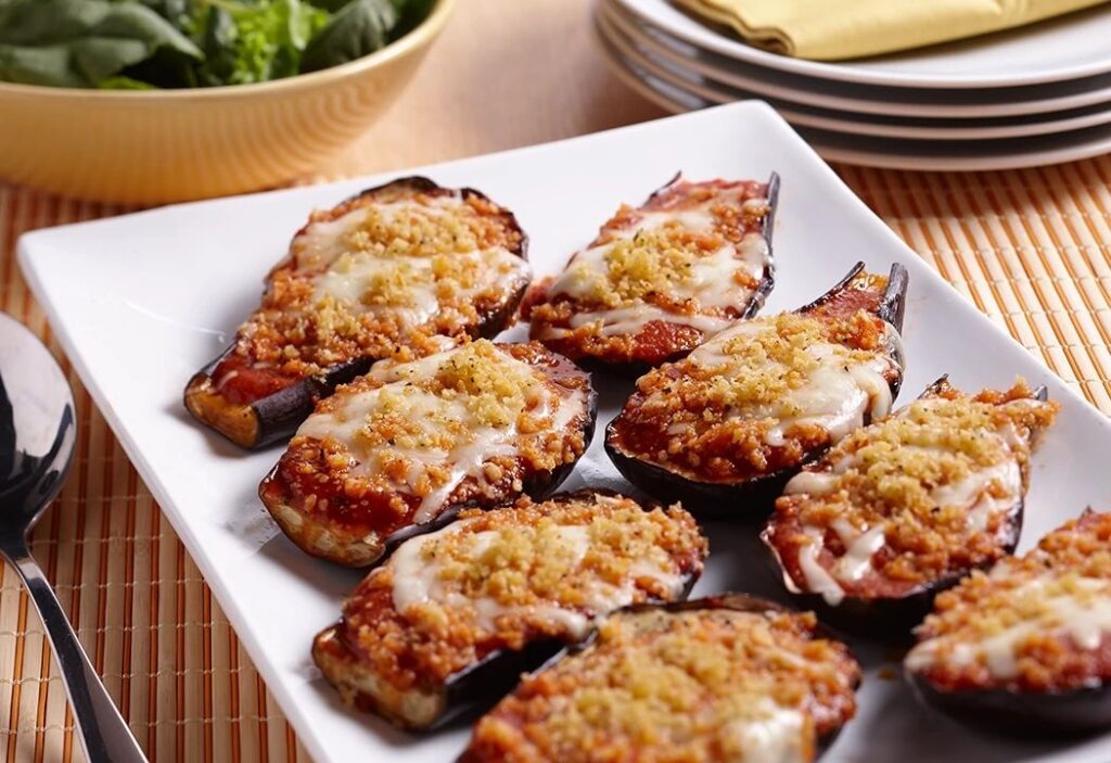 Better for You Eggplant Parmesan
