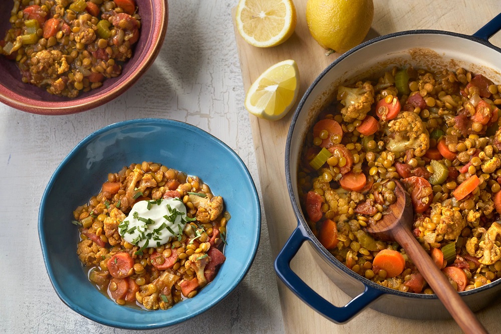 Cauliflower Lentil Stew