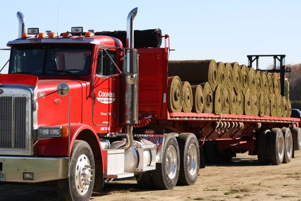 coombs sod farm truck