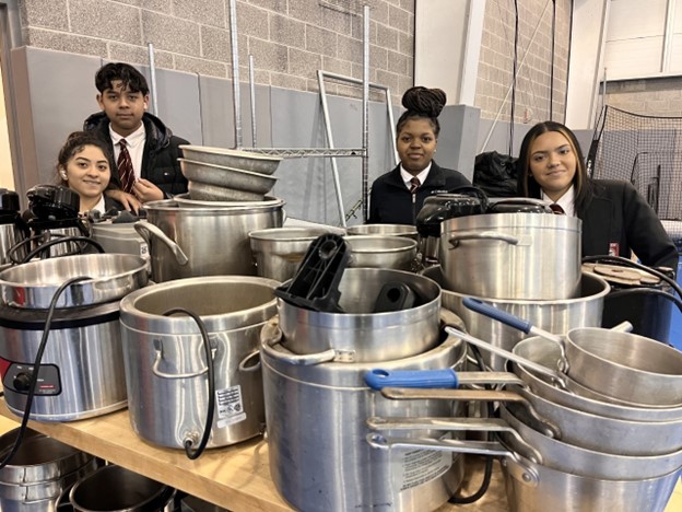 Donated kitchen equipment