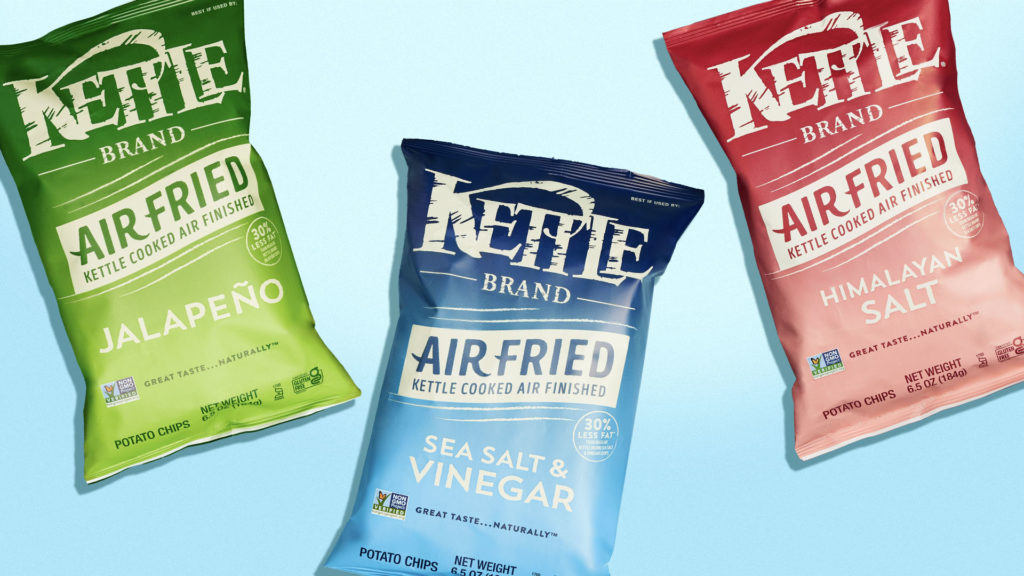 Kettle brand air fried potato chips