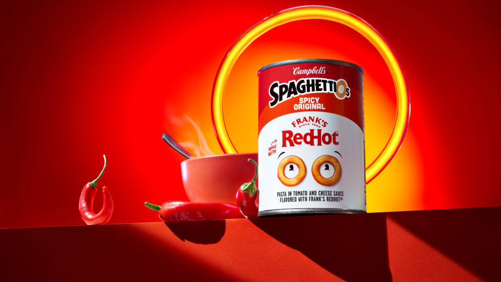 Spaghettios Spicy Original featuring Frank's RedHot